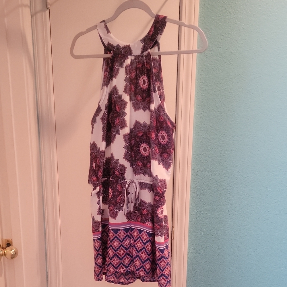 Floral Halter Romper